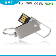 Серебряный USB-накопитель с флэш-накопителем USB для компьютера (EM018)